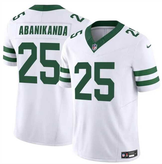 Men & Women & Youth New York Jets #25 Israel Abanikanda White 2024 F.U.S.E. Vapor Limited Football Stitched Jersey,We sell and wholesale Men & Women & Youth New York Jets #25 Israel Abanikanda White 2024 F.U.S.E. Vapor Limited Football Stitched Jersey on line form chian!